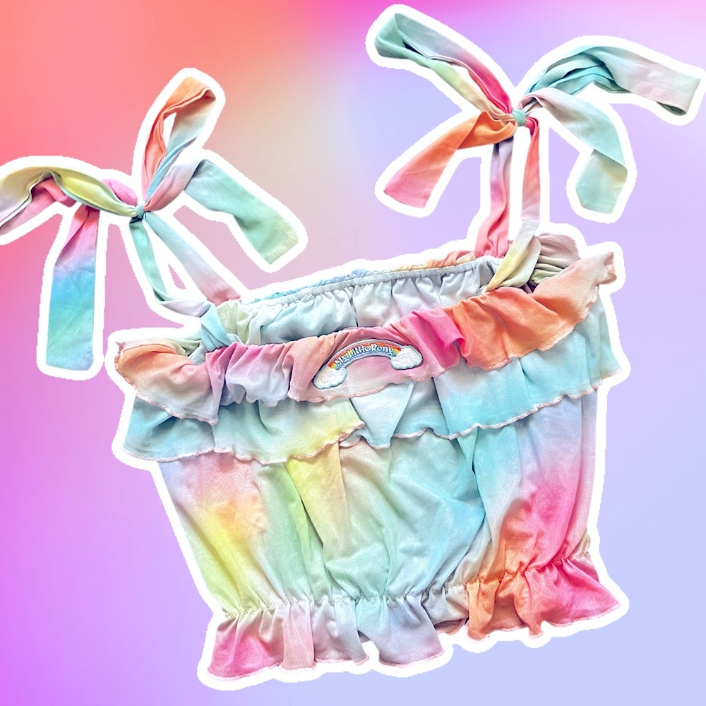 Sherbet mesh My Little Pony x Dolls Kill crop cami
